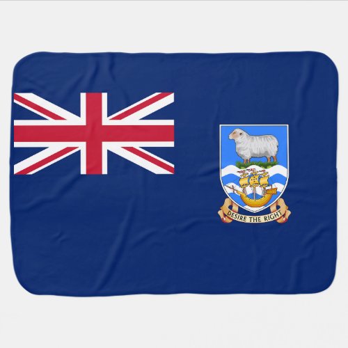 Falkland Islands Flag Baby Blanket