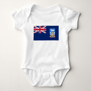 Falkland Islands Flag Baby Bodysuit
