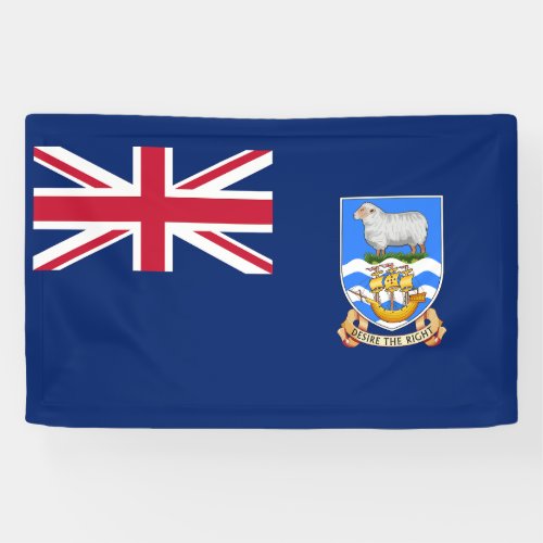 Falkland Islands Flag Banner