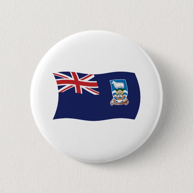 Falkland Islands Flag Button (Front)