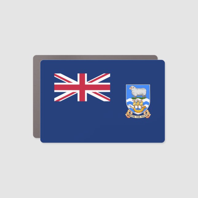 Falkland Islands Flag Car Magnet (Front)