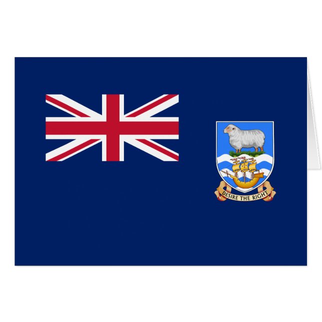 Falkland Islands Flag Cards (Front Horizontal)