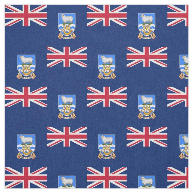 Falkland Islands Flag Fabric (Swatch)