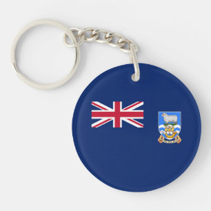 Falkland Islands Flag Keychain