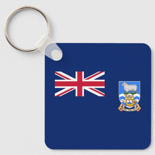 Falkland Islands Flag Keychain
