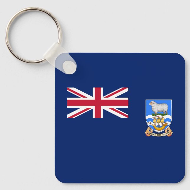 Falkland Islands Flag Keychain (Front)