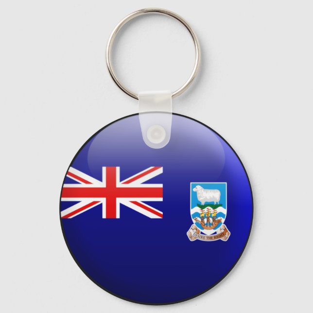 Falkland Islands Flag Keychain (Front)