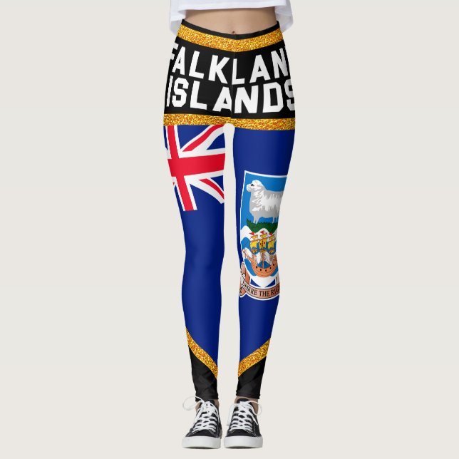 Falkland Islands Flag Leggings (Front)