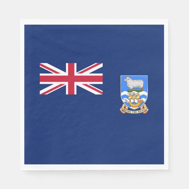 Falkland Islands Flag Napkins (Front)
