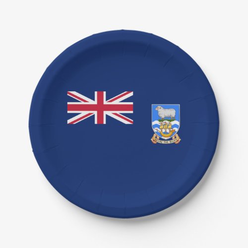 Falkland Islands Flag Paper Plates