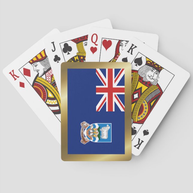 Falkland Islands Flag Playing Cards (Back)