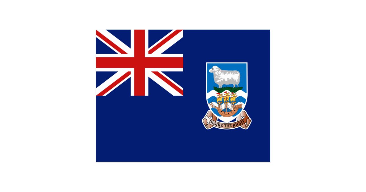 Falkland Islands Flag Postcard | Zazzle.com