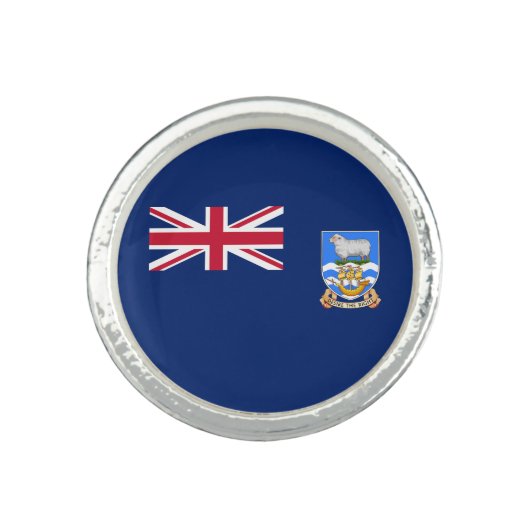 Falkland Islands Flag Ring (Front)