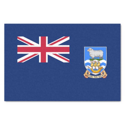 Falkland Islands Flag Tissue Paper