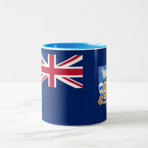 Falkland Islands Flag Two-Tone Coffee Mug