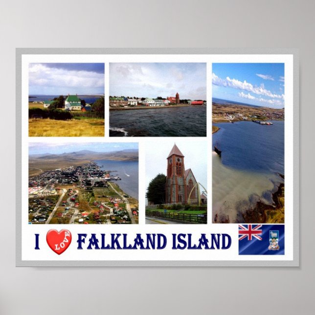Falkland Islands - I Love - Poster (Front)