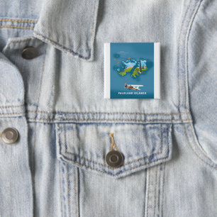 Falkland islands illustrated map button