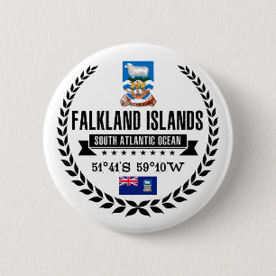Falkland Islands Pinback Button