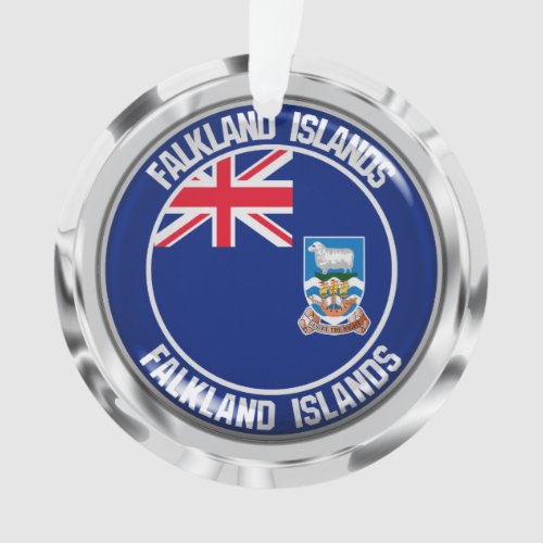 Falkland Islands Round Emblem Ornament