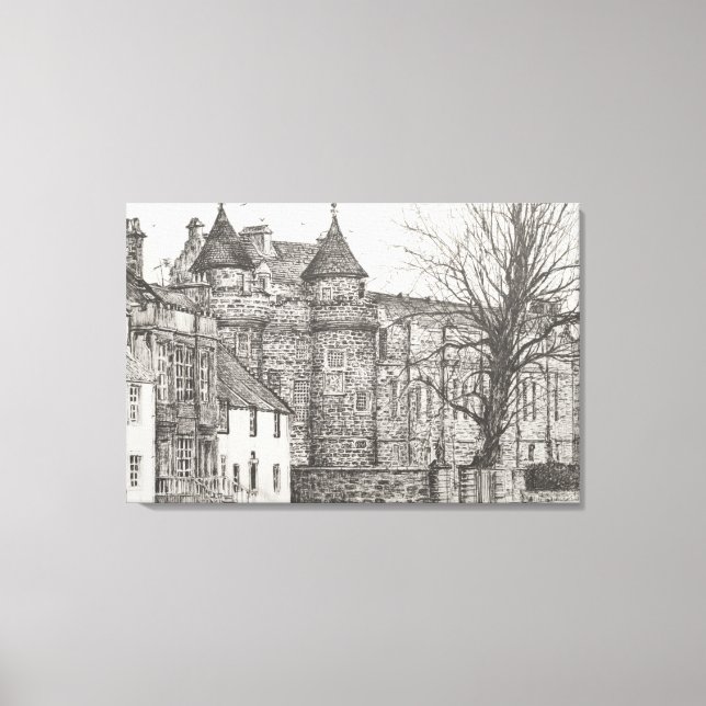 Falkland Palace Scotland. 2007 Canvas Print (Front)