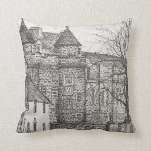 Falkland Palace Scotland. 2007 Throw Pillow