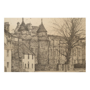 Falkland Palace Scotland. 2007 Wood Wall Decor