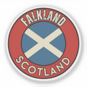 Falkland, Scotland Sticker