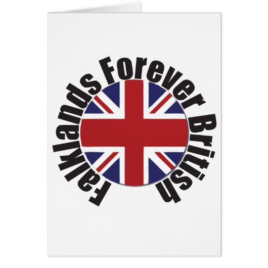 Falkland's Forever British Cards (Front)