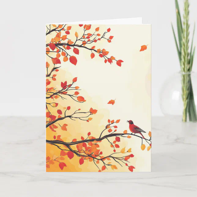 FALL #1 NOTE CARD | Zazzle