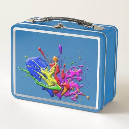 Fall 24 Blue lunchbox Splatter colors