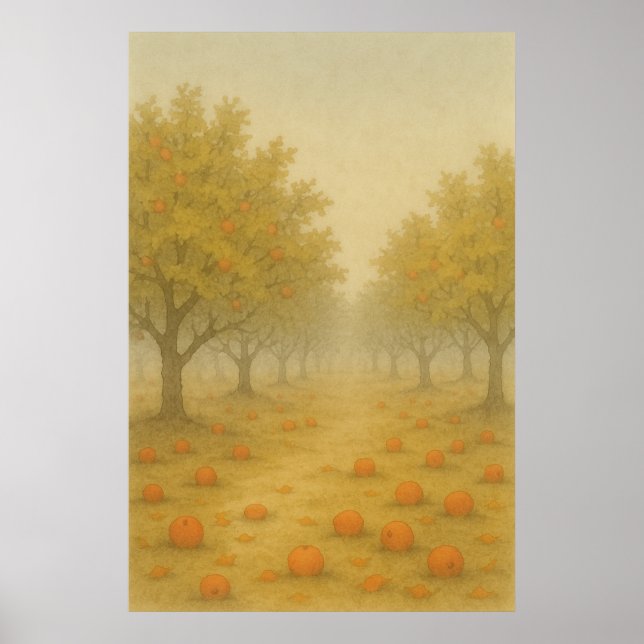 Fall 8, The Last Orchard, Seasonal Print (Front)