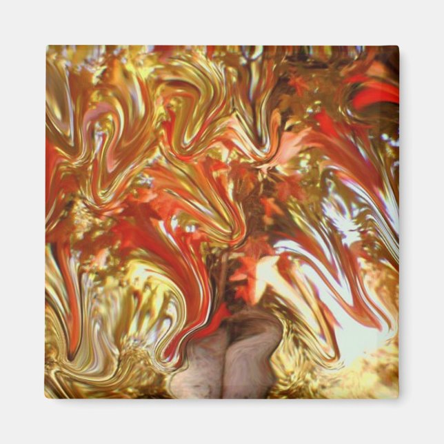 Fall abstract magnet (Front)