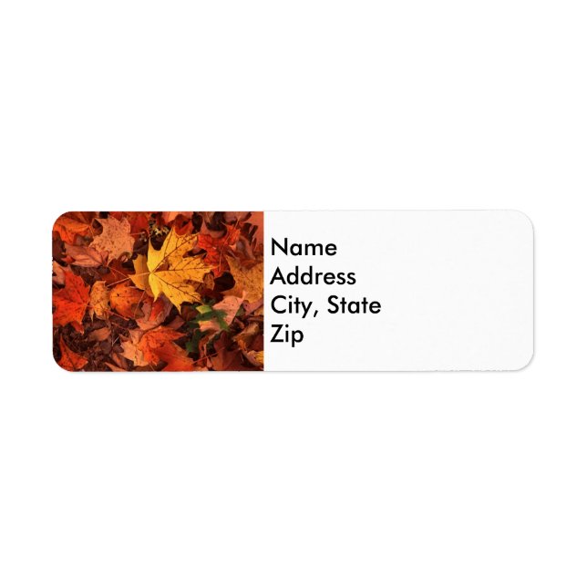 fall address return label (Front)