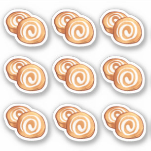 Fall Aesthetic Pumpkin roll Planner Sheet Sticker