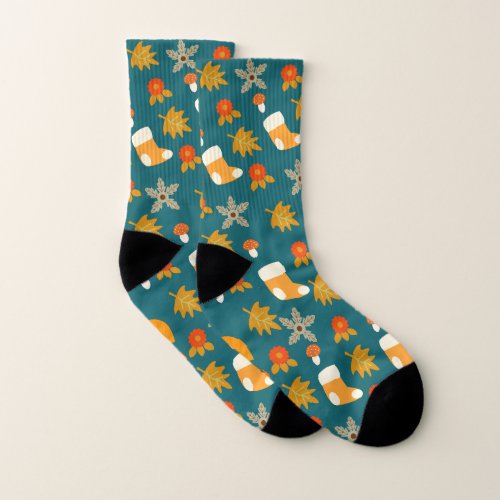 Fall All_Over_Print Socks