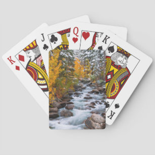 Fall along Bishop creek, California Poker Cards