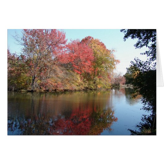 Fall Along The Creek Cards (Front Horizontal)