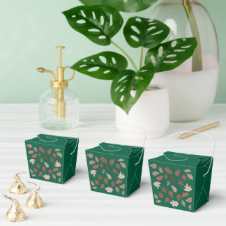 Fall and Autumn Aesthetic Favor Boxes