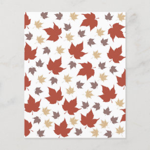 Fall and Autumn Leaf Scrapbook Paper