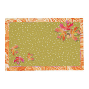Fall and Chirstmas 2 sided Laminated Placemat