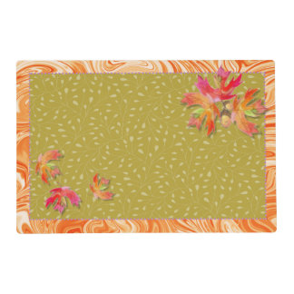 Fall and Chirstmas 2 sided Laminated Placemat