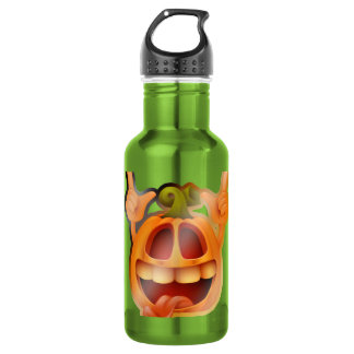 Fall and Halloween Sticker Stainless Steel Water Bottle