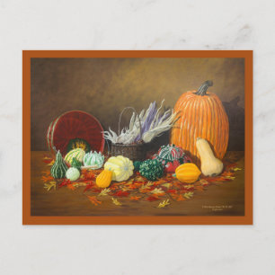 Fall and Thanksgiving Celebration Postcard