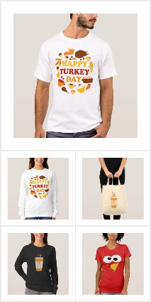 Fall and Thanksgiving T-shirts and Accessories