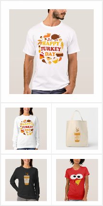 Fall and Thanksgiving T-shirts and Accessories