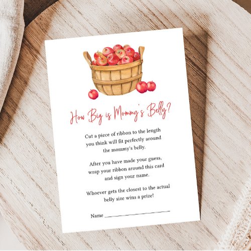 Fall Apple Basket Baby Shower How Big Is Game