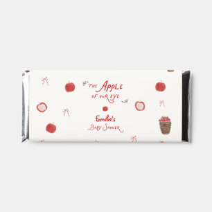 Fall Apple of Our Eye Baby Shower Diaper Raffle Hershey Bar Favors