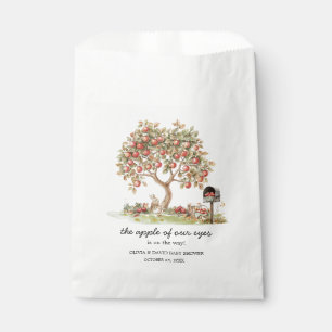 Fall Apple of our Eyes Baby Shower Favor Bag