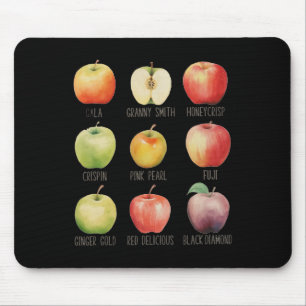 Fall Apple Picking Apple Orchard Boho Farm Fesh To Mouse Pad