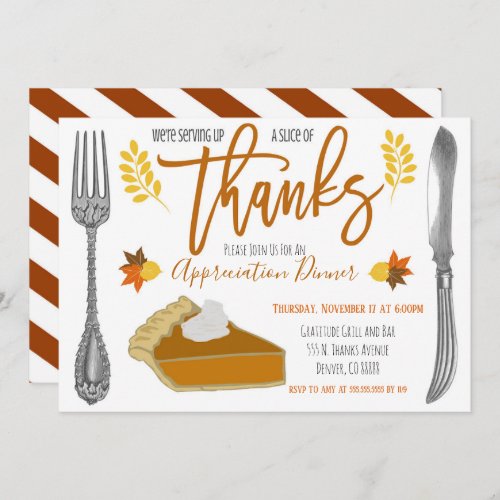 Fall Appreciation Invitation